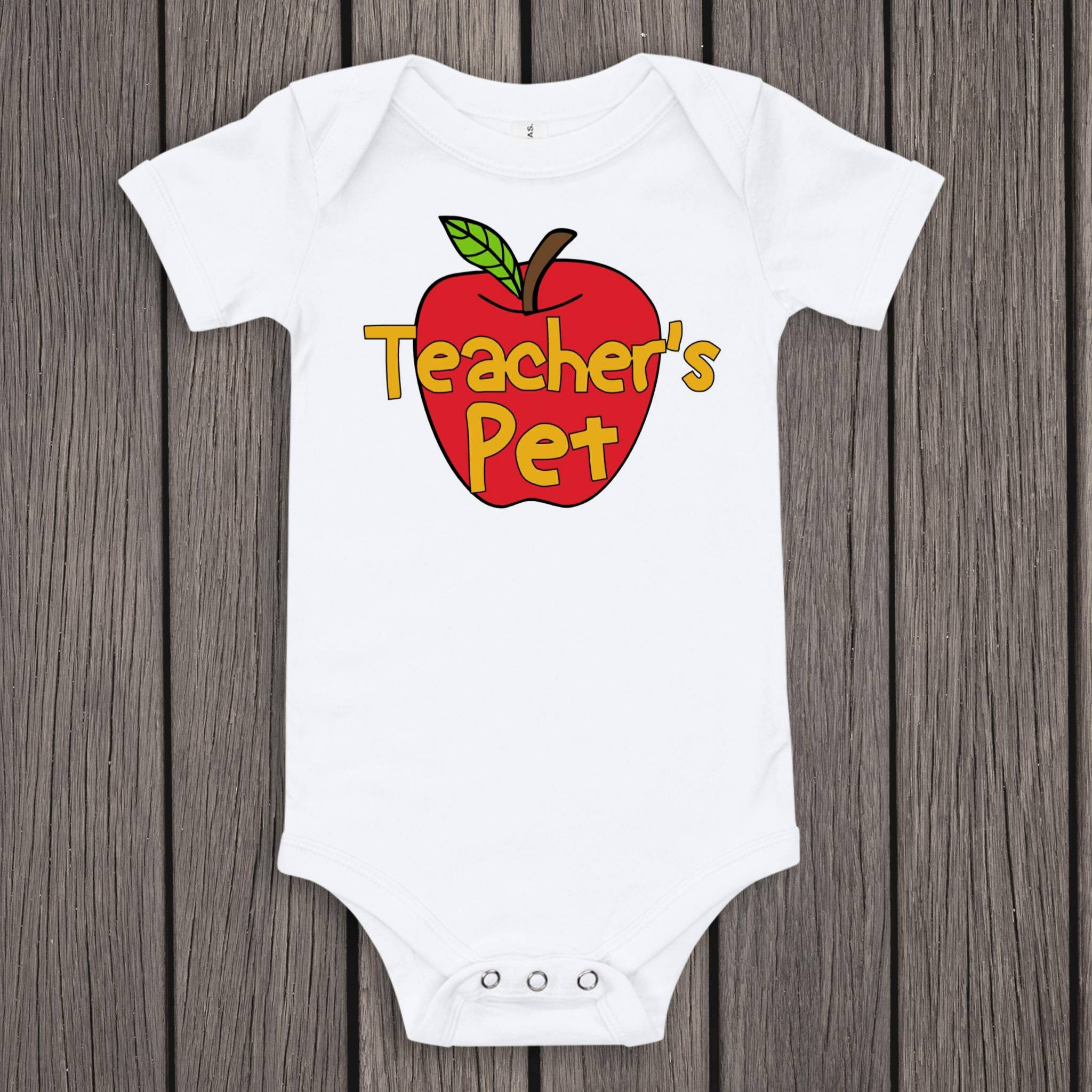 Teachers Pet Onesie® Teacher Baby Onesie® Baby Shower Gift Etsy