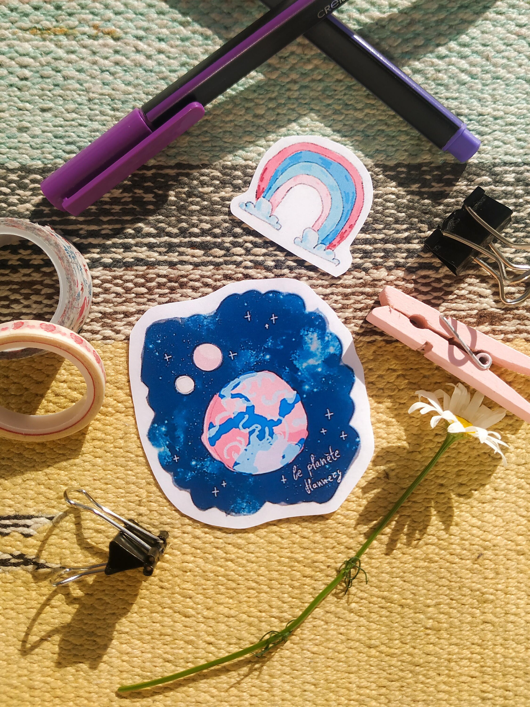 Stickers Under the Rainbow Etsy