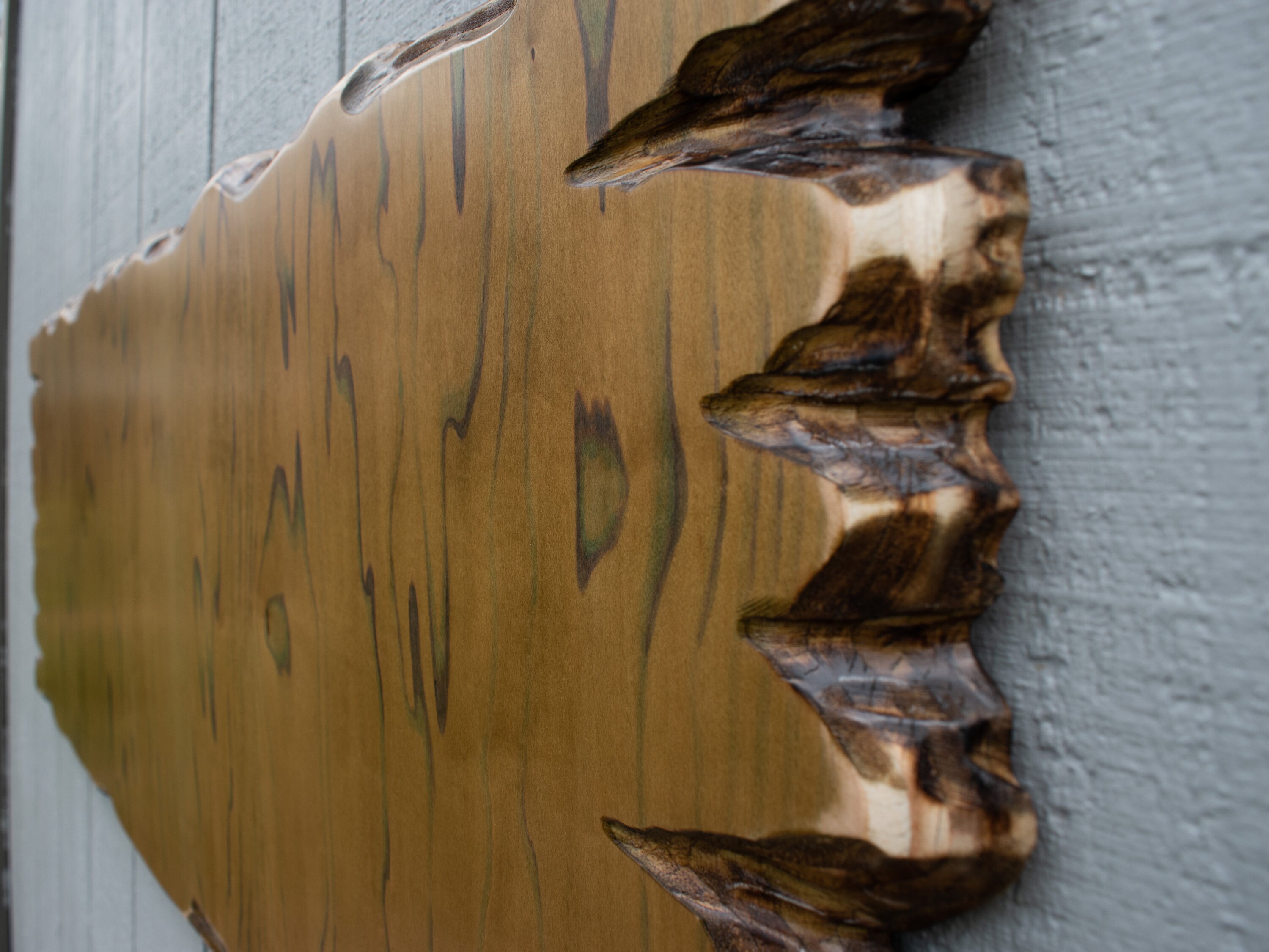 DECORACIÓN DE MADERA Tallado de madera Arte rústico de la | Etsy