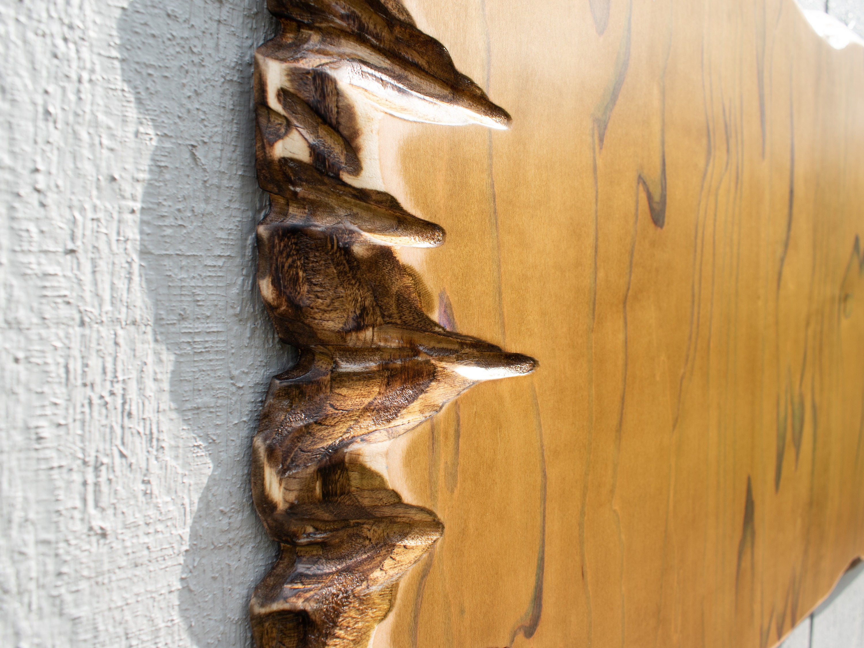 DECORACIÓN DE MADERA Tallado de madera Arte rústico de la | Etsy