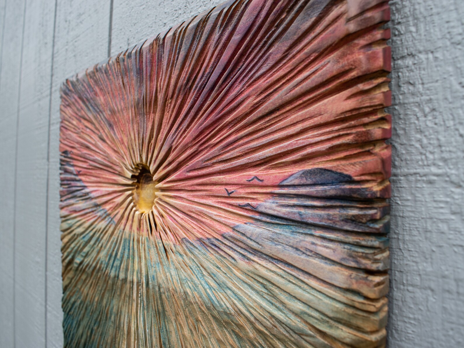 COASTAL DECOR WOOD Carving Ocean Art Beach Decor Lake Etsy