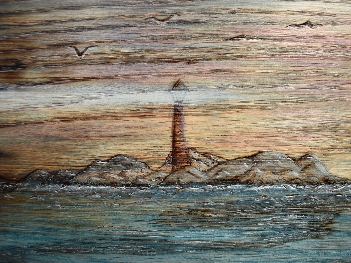 WOOD WALL ART Ocean Art Coastal Wall Art Wood Carving Wall Etsy