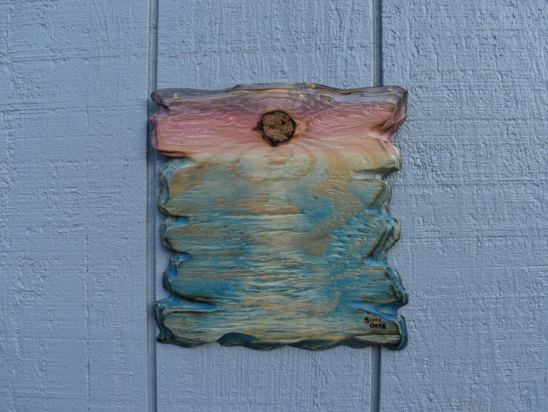 BEACH DECOR WOOD Wall Art Ocean Art Coastal Wall Art Lake Etsy