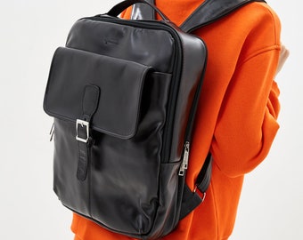 Men's backpack from genuine leather GA-7284-3md TARWA