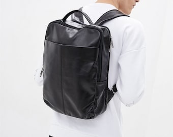 Men's leather backpack (nappa) urban TARWA GA-7280-3md