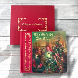 The Gift of the Magi 1993 Collector&#39;s Edition in Slipcase, Vintage Christmas Story Book, Christmas Book Decor, Children&#39;s Christmas Book
