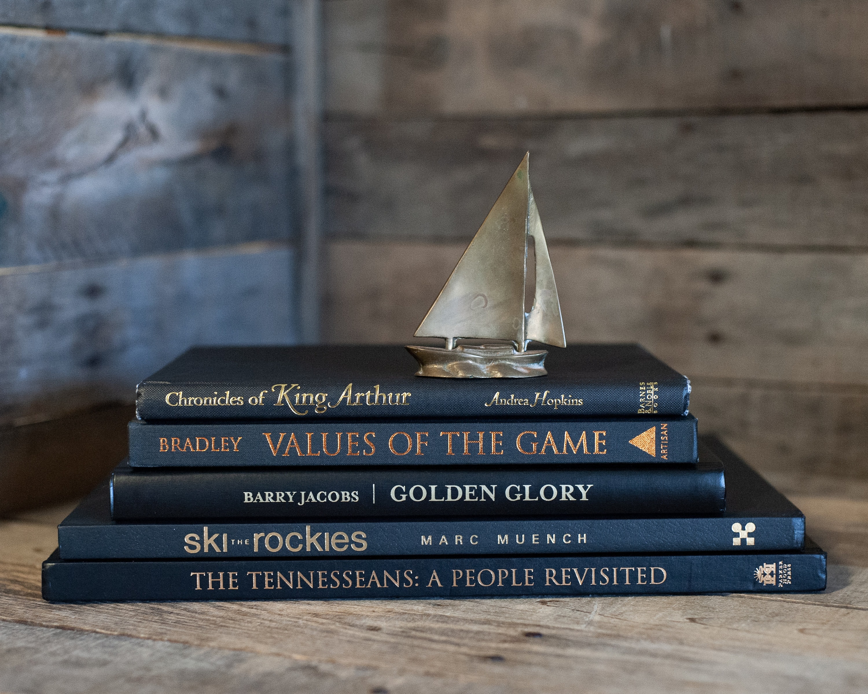 BLACK Coffee Table Books Large Oversized Book Stack in Blacks Etsy