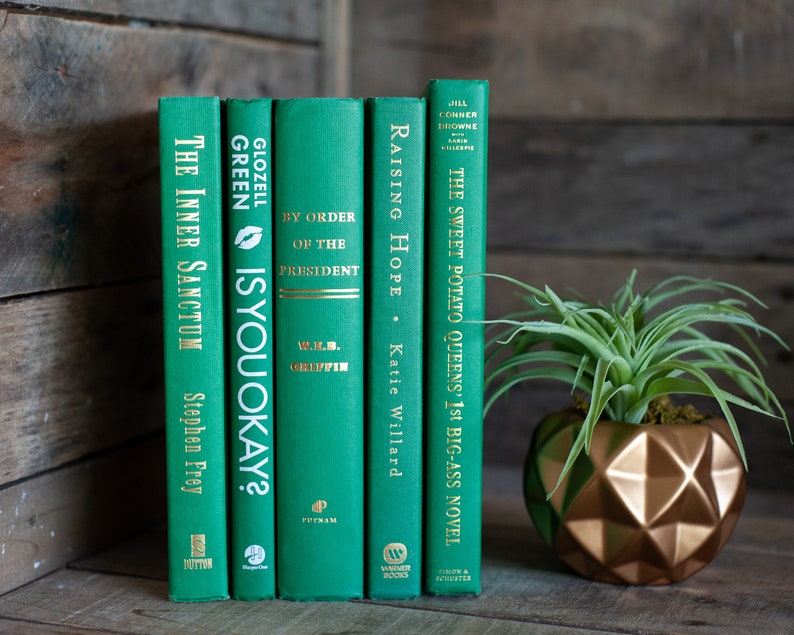 Green Book Collection Set of 5 Books by The Foot in Shades of Etsy