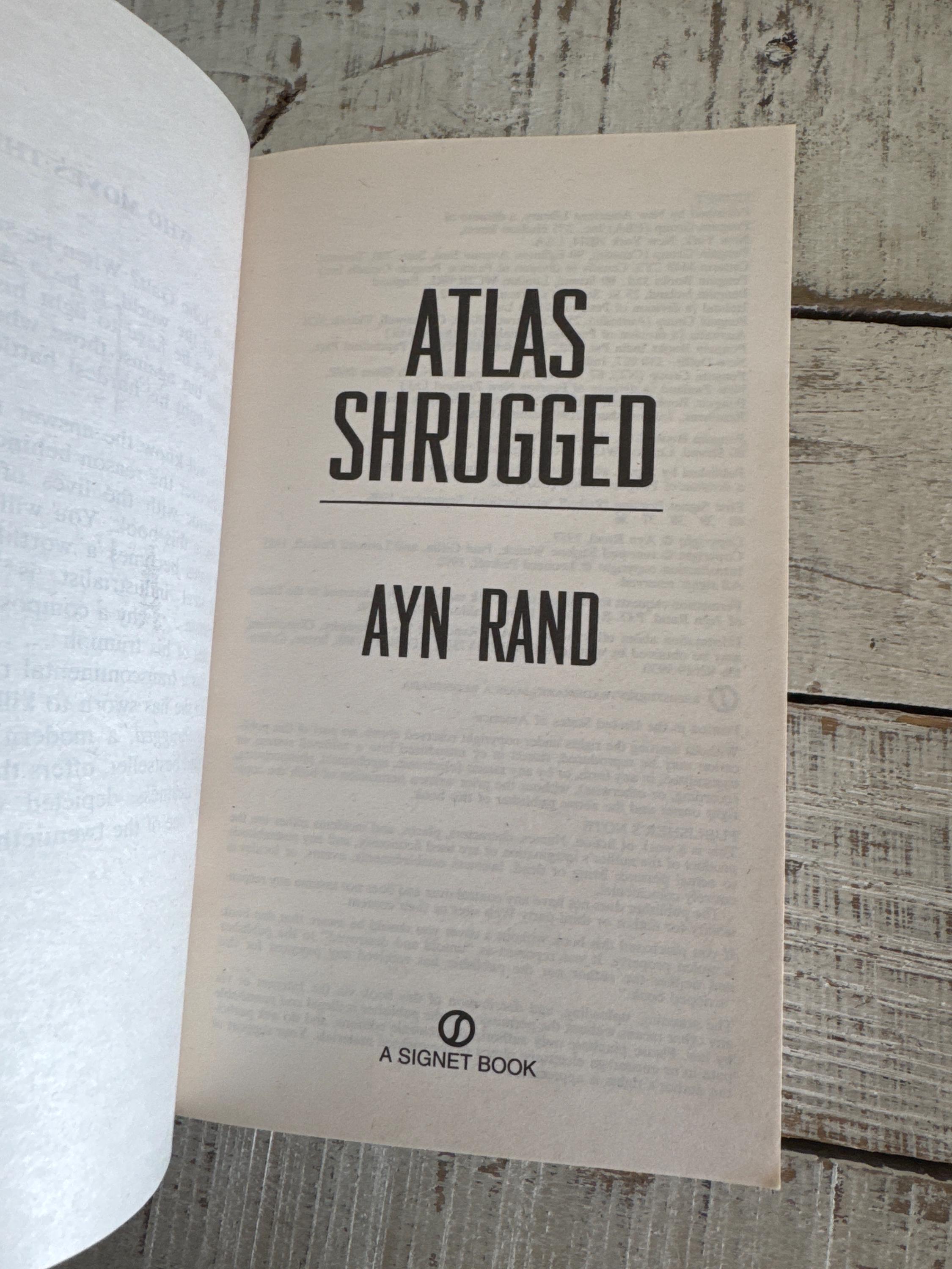 アイン・ランド・セット：『肩をすくめるアトラス』50周年記念版