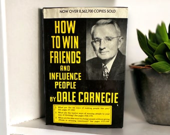 How to Win Friends and Influence People by Dale Carnegie Copyright 1964 110th Printing, Collectible Book, Dale Carnegie Book, Self Help Book