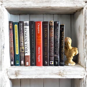 Ancient History Books Collection, Ancient Military History, History Buff Book Collection, History Teacher Gift, Historian Library Books Set