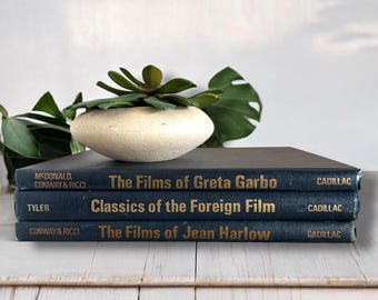 Vintage Hollywood Film Book Set: Garbo, Harlow, Foreign Classics