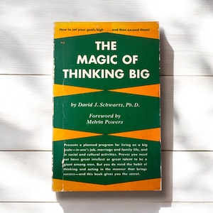 The Magic of Thinking Big von David Schwartz, Positives Mindset Buch, Buch zur Selbsthilfe, Buch für Unternehmer, Positives Denken Buch