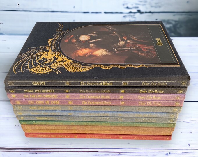 Vintage the Enchanted World Time Life Book Set, Myth Folklore Fantasy Legend Books, 1980's