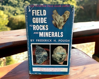 Field Guide to Rocks and Minerals, The Peterson Field Guide Series, Crystal Identification Book, Crystal Lover Gift, Rock Collector Gift