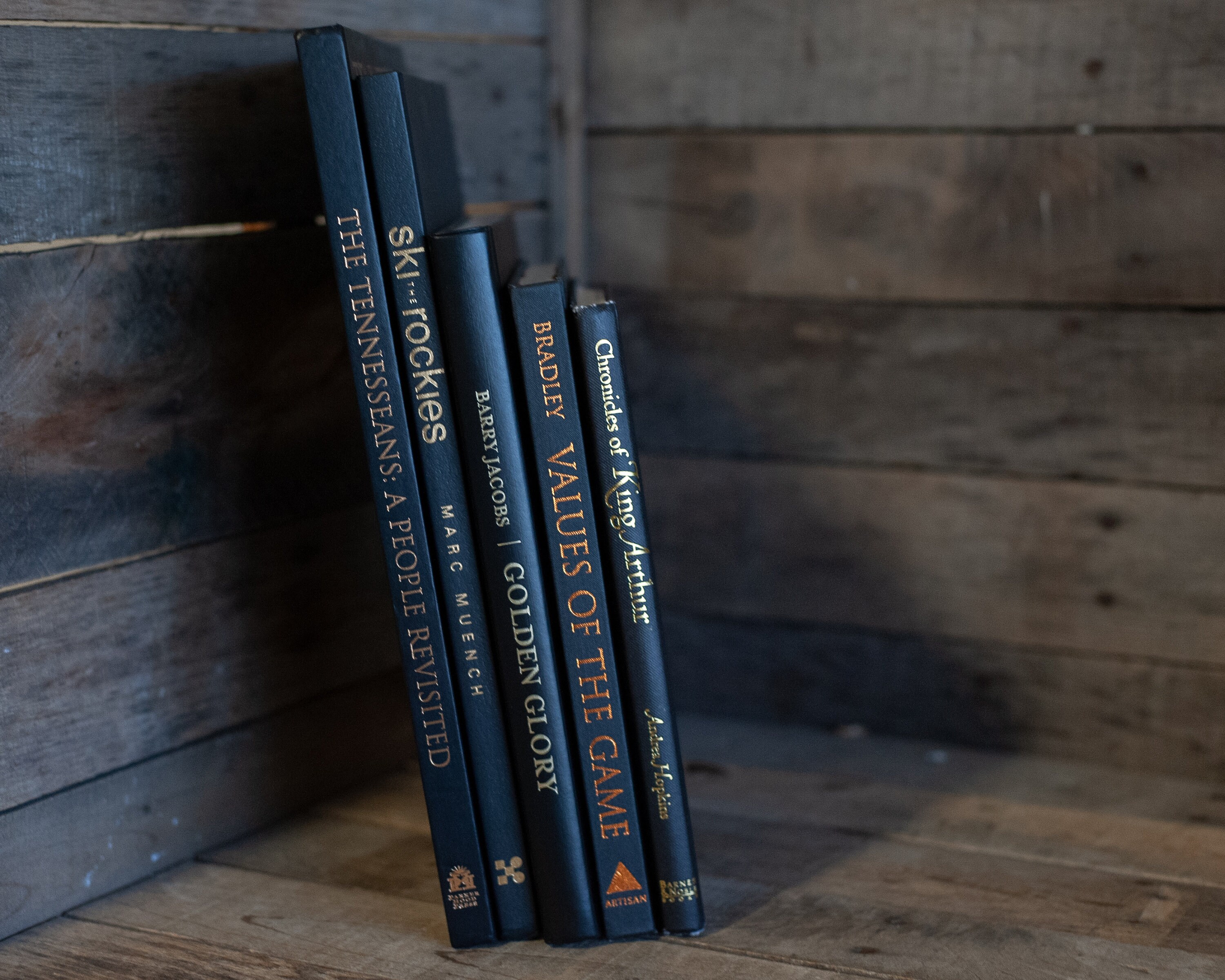 BLACK Coffee Table Books Large Oversized Book Stack in Blacks Etsy