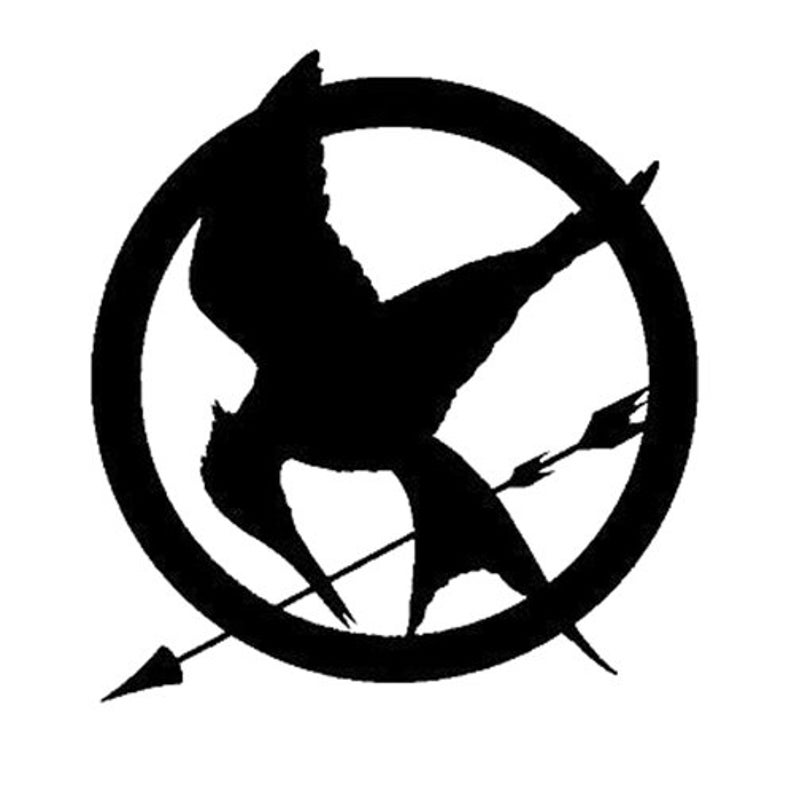 Hunger Games MockingJay Symbol Vinyl Wall Decal Die Cut | Etsy