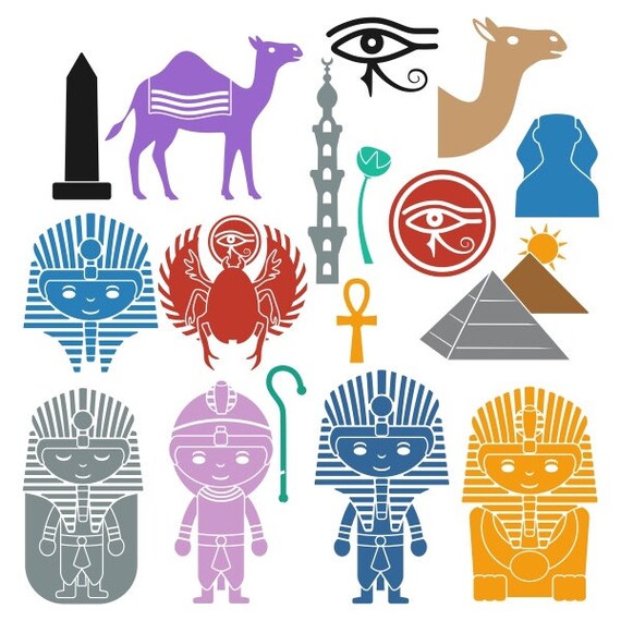 Egyptian Symbols Pharaoh Pdf Jpg File Quotes Svg Svg Etsy