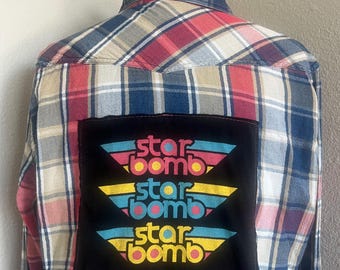 Geüpcycled flanel Starbomb