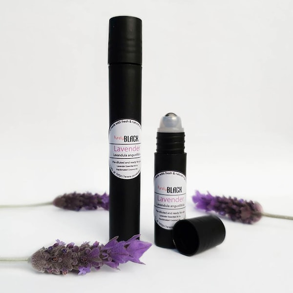 Lavender Essential Oil Roll On | Calming Aromatherapy Oils | Aromatherapy Roll On | Stress Anxiety Relief | Essential Oil Roller Rollerball