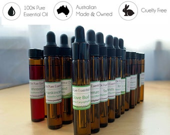 Australia Essential Oils - Lemon Eucalyptus, Eucalyptus Globulus, Lemon Myrtle (Backhousia citriodora), Tea Tree Oil For Skin Care, Diffuser