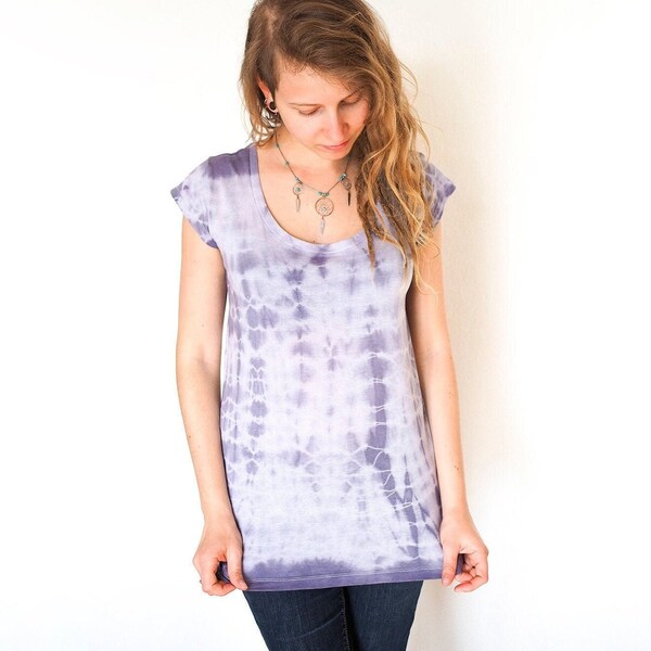 Orange - Pure Cotton Full Sleeve Tie-Dye Men Shibori Shirt 03