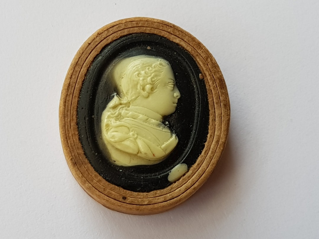Carved Porcelain on Glass Portrait Etsy