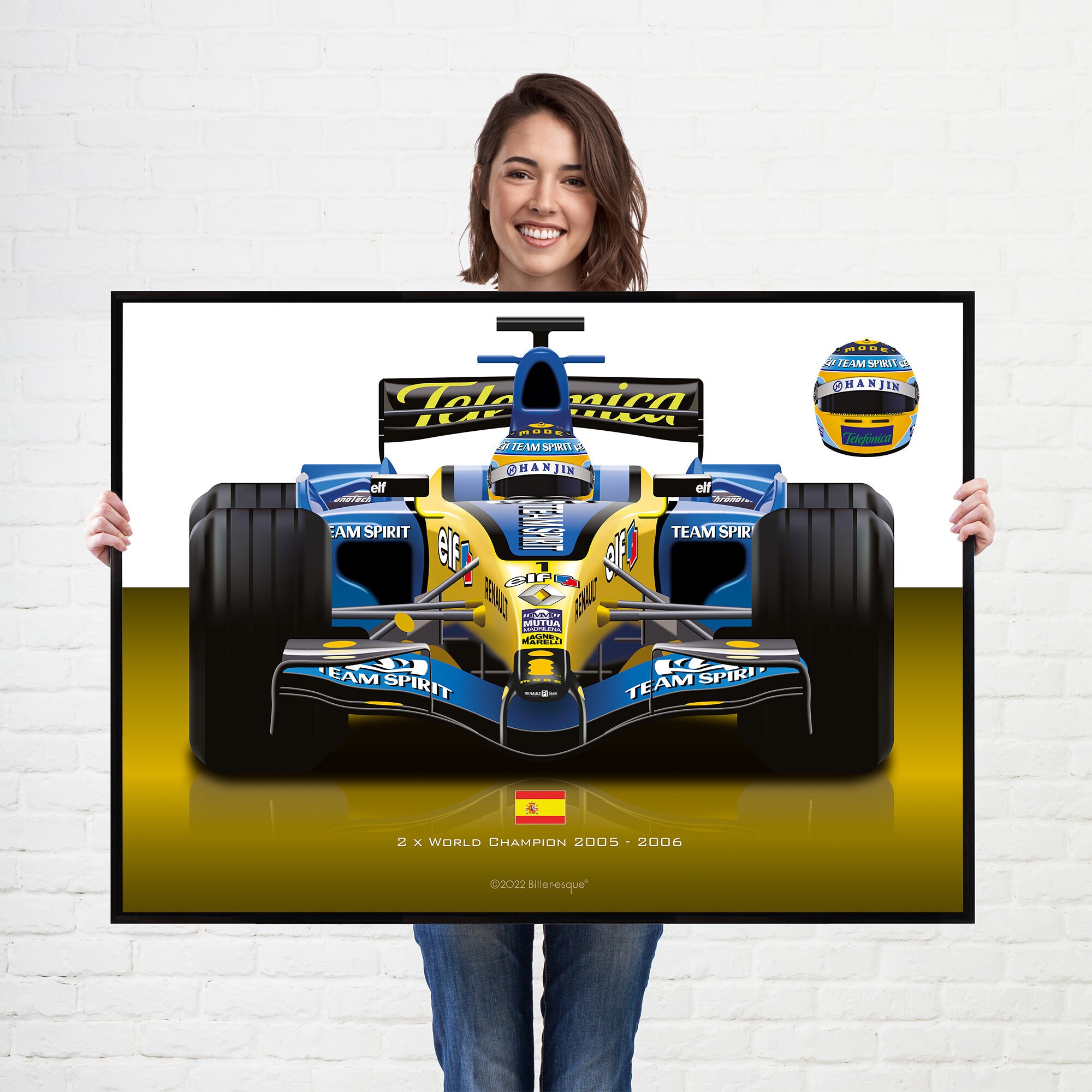 Camisa Fernando Alonso / Camiseta Alonso Fórmula 1 / Ropa F1 / Camisa  Renault Fórmula 1 / El Plan -  México