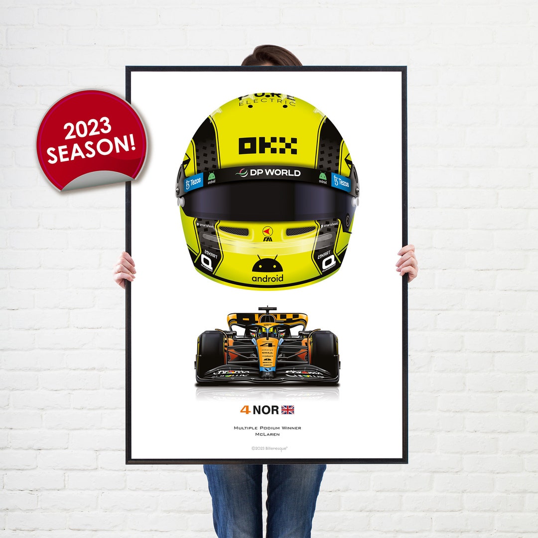 Formula Lando Norris 2023 Formula Racing Helmet Mclaren Singapore