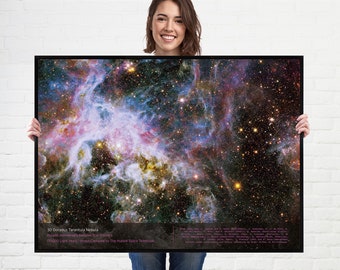 Legal Nasa Space Solar System Tarantula Nebula Poster Astronomy Print