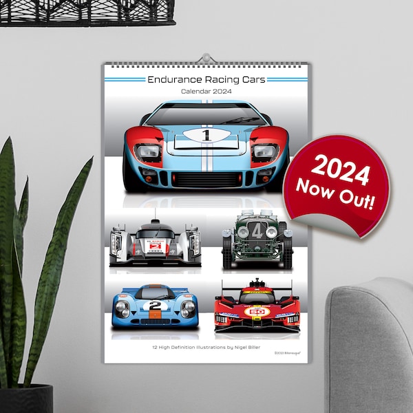 2024 Cars Calendar Etsy