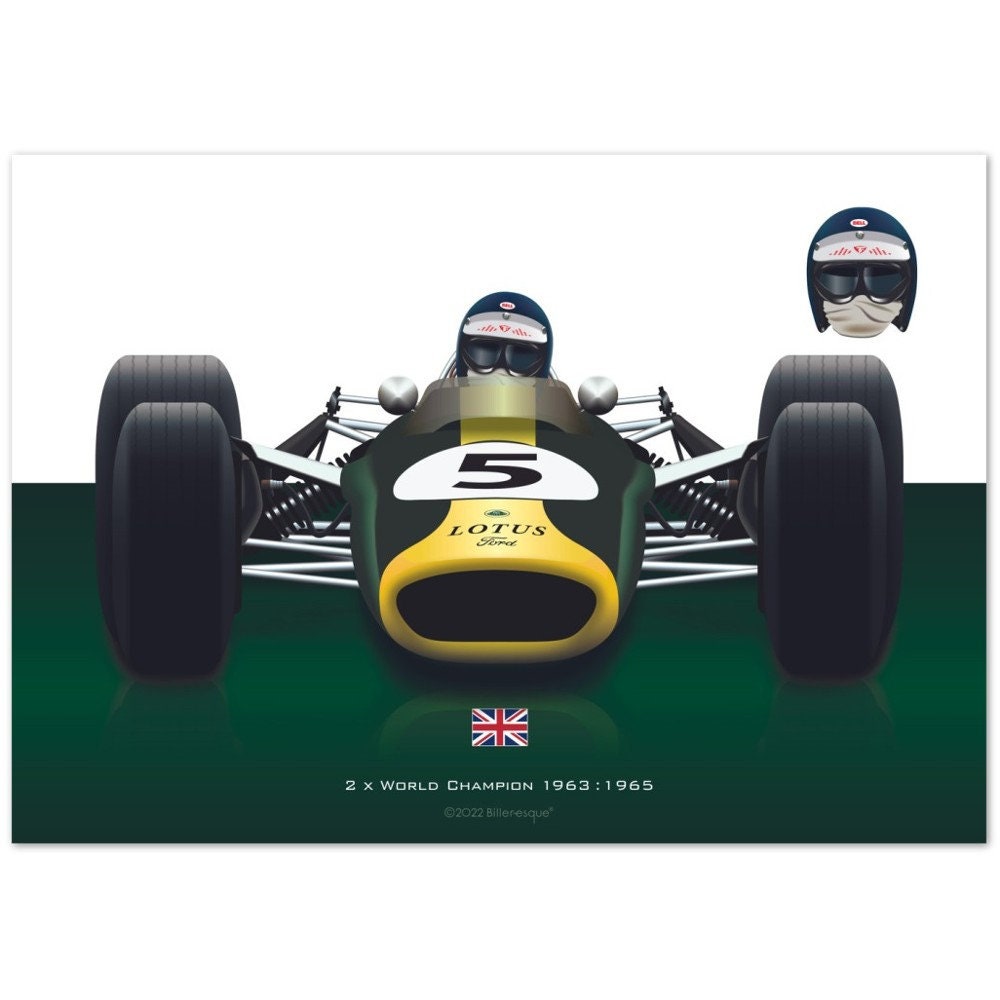 Scalextric Jim Clark 1965 Large A3 Size Poster Advert Shop Display Sign Leaflet 