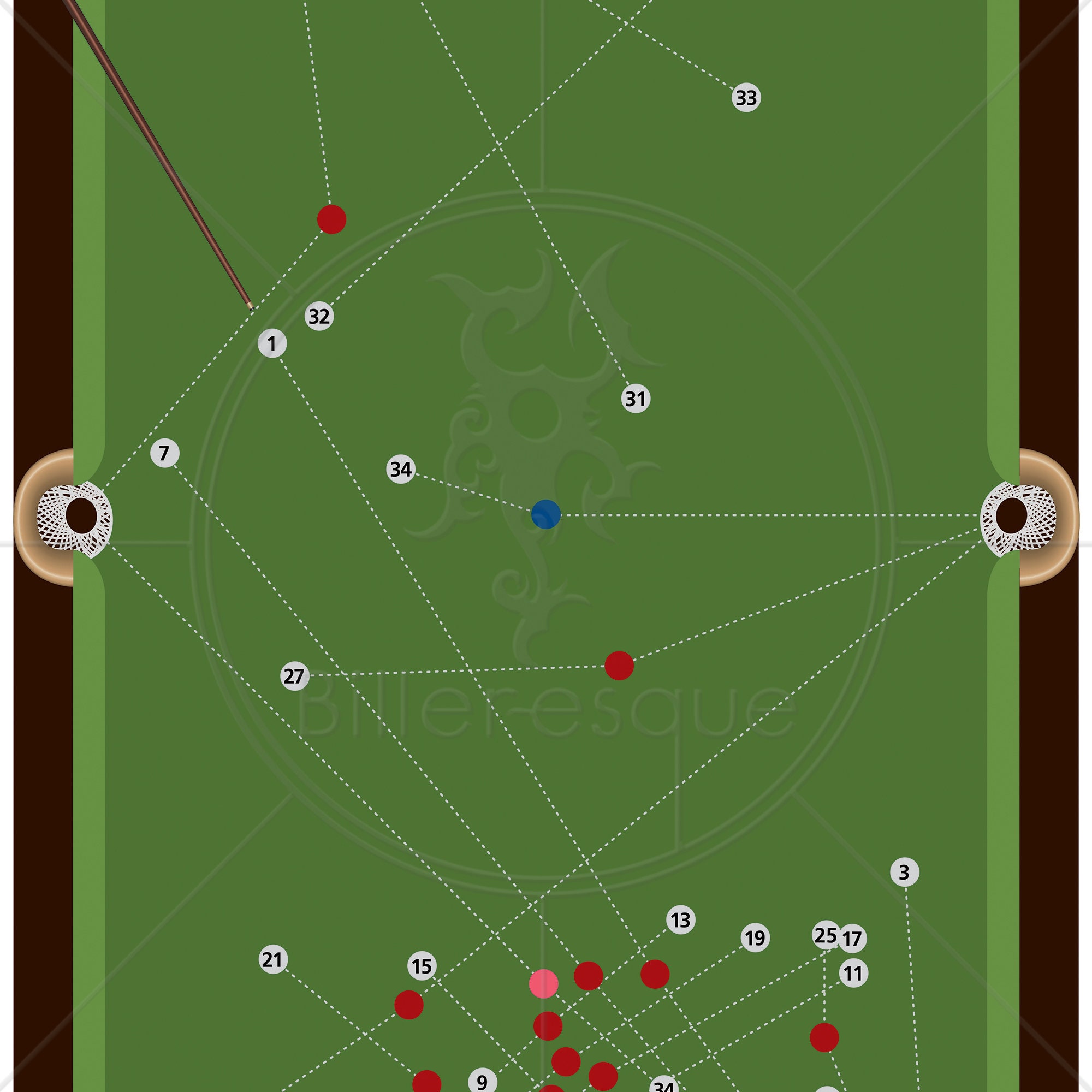 Snooker Poster Best 147 Breaks Snooker Druck Wand Kunst Etsy.de