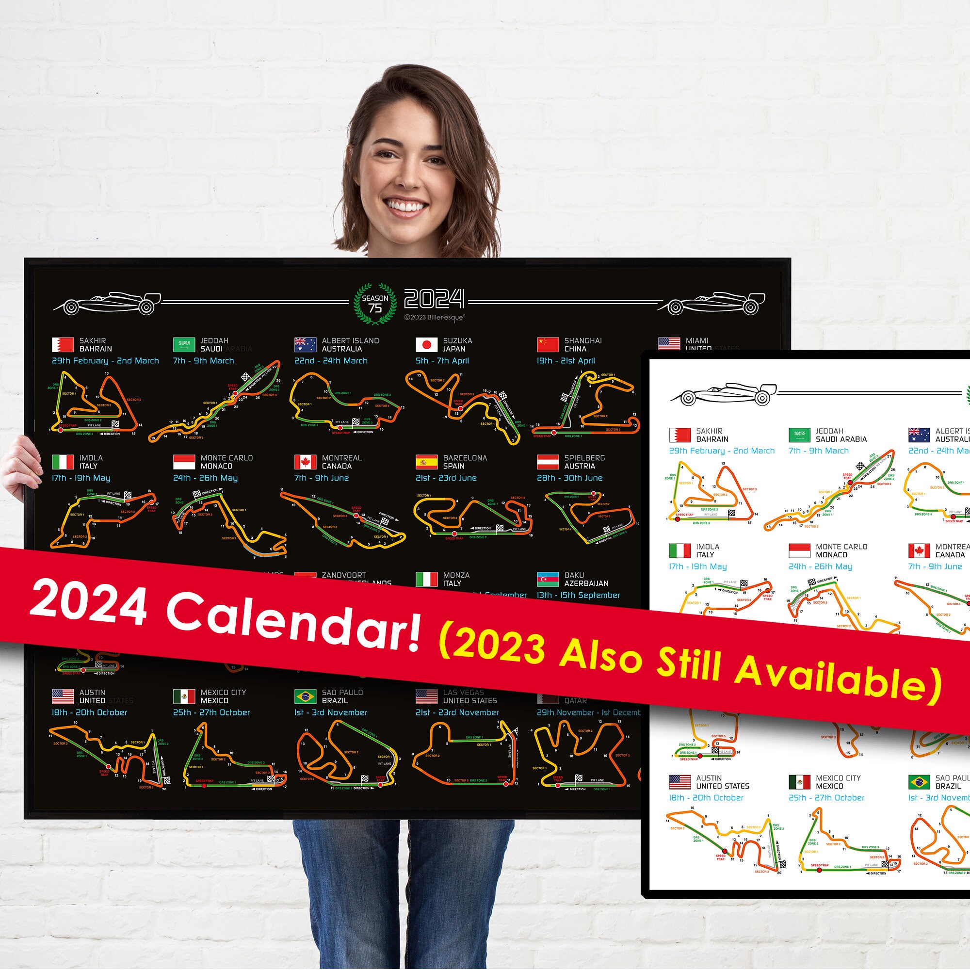 Assassins Creed Calendar 2023 Monthly Wall Hanging Calendars Video Game  Gaming Valhalla Merchandise Large Planner 24 Months - Full 2023 Write On  Grid Plus Bonus 2024 Preview Chart - Made In USA 