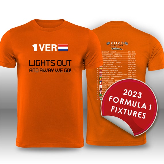 vermomming Bukken Brandweerman Max Verstappen 2023 Formula 1 F1 T-shirt Tee Shirt T Shirt - Etsy Singapore