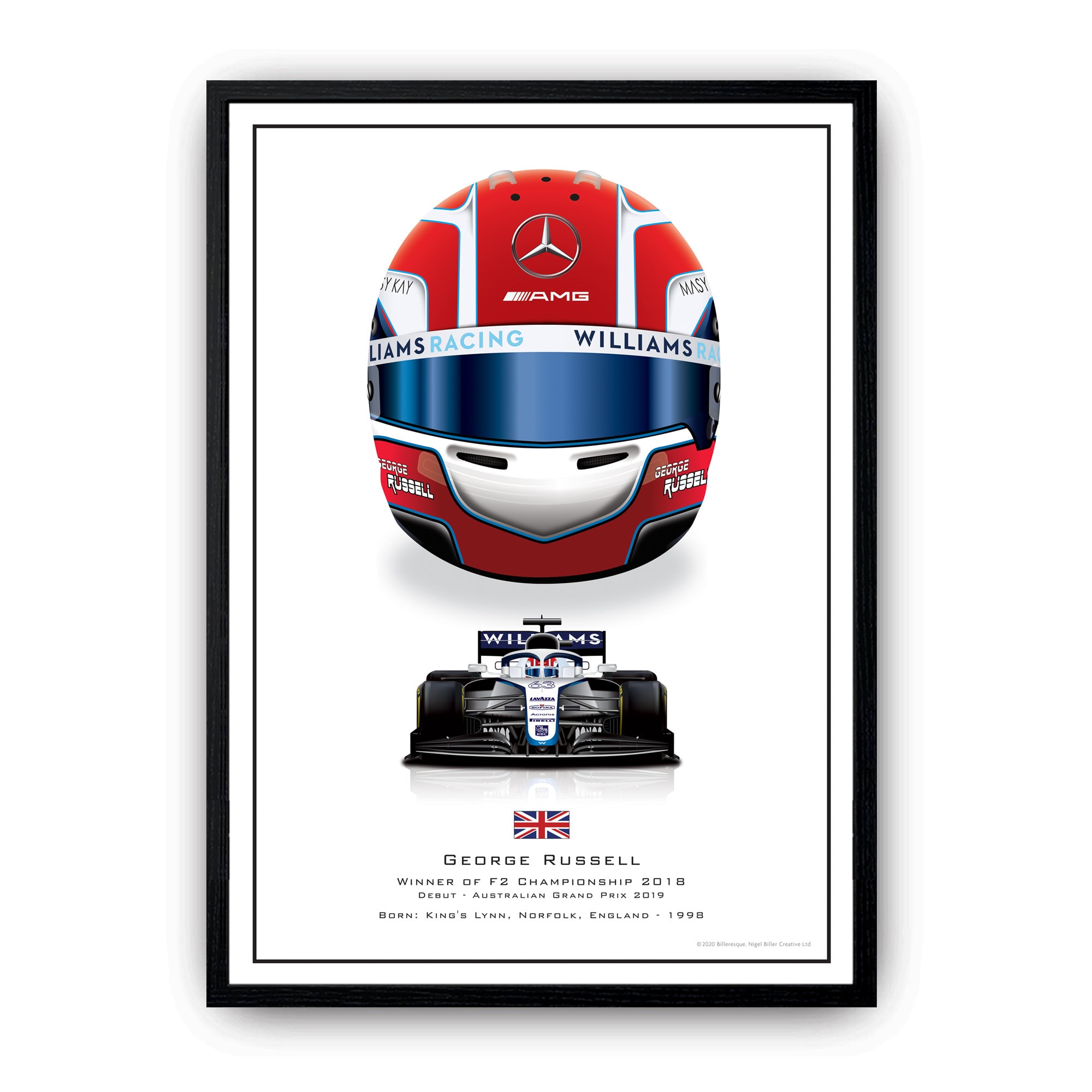Formula 1 George Russell 2022 Casco Racing Mercedes F1 Grand | Etsy Italia