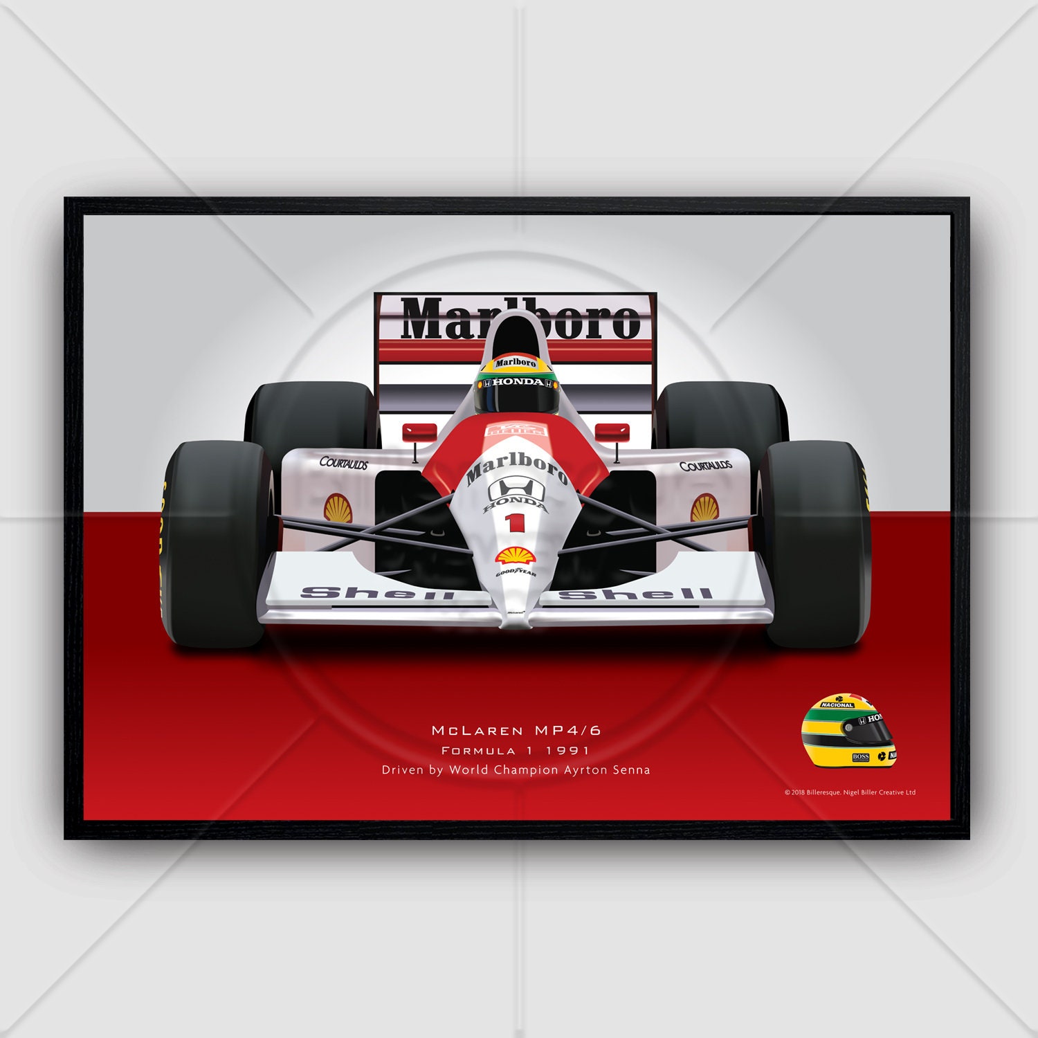 Formula 1 Ayrton Senna 1991 Mclaren Grand Prix Champion Wall Etsy Formula 1 Ayrton Senna 1991 Mclaren Grand Prix Champion Wall Etsy