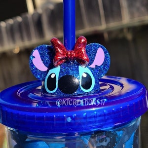 Stitch Straw Topper – Magical_Abysdesigns