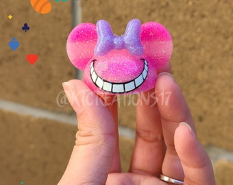 Cheshire Cat Straw topper and Keychain