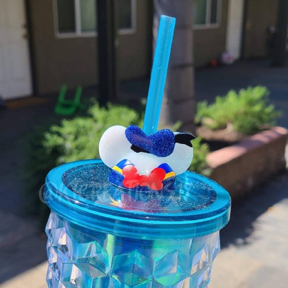 Duck Straw Topper Dual-color Straw Topper Straw Buddy 