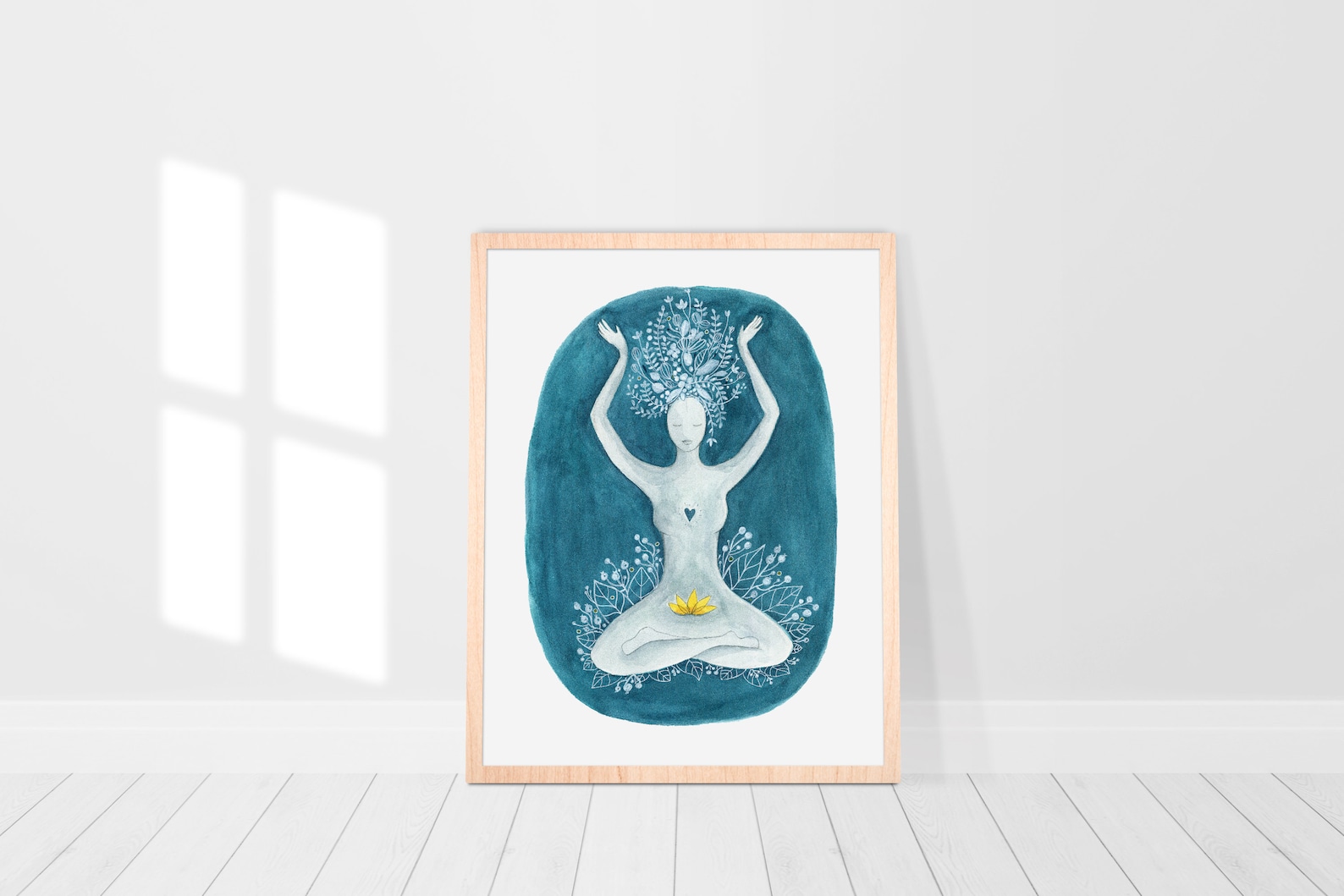 Yoga Wall Art Decor Print for Meditation Room Yoga Studio Etsy