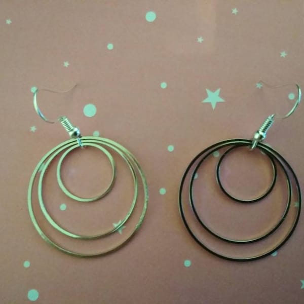 Boucles d'oreilles cercles