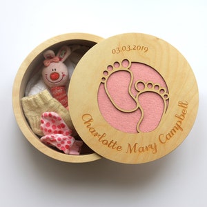 Schatztruhe, Einzigartiges Babygeschenk, Mädchen Babyparty, Baby Geschenkkorb, Kleine Geschenkbox, Schatzkästchen, In liebevoller Erinnerung, Patenkind Geschenk