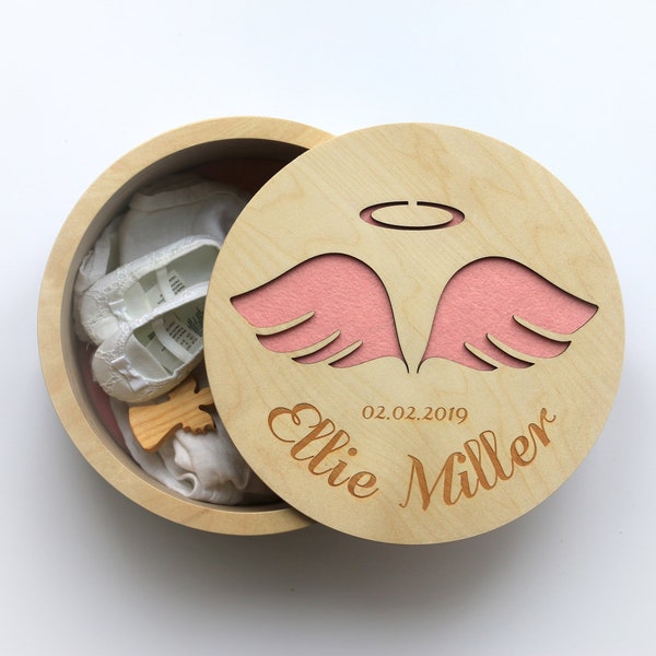 Miscarriage gift, Infant loss gifts, Pregnancy loss, Memorial gift, Wooden box, Memory baby box, In loving memory, Consolation gift, Angel