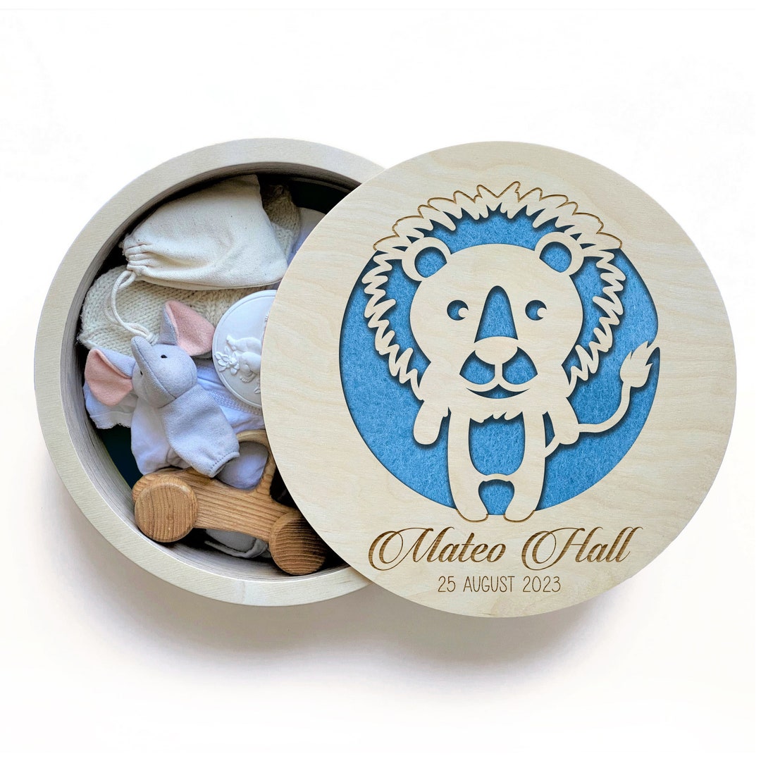 Lion Design Gift One Year Old Boy Gift First Communion Gift Etsy