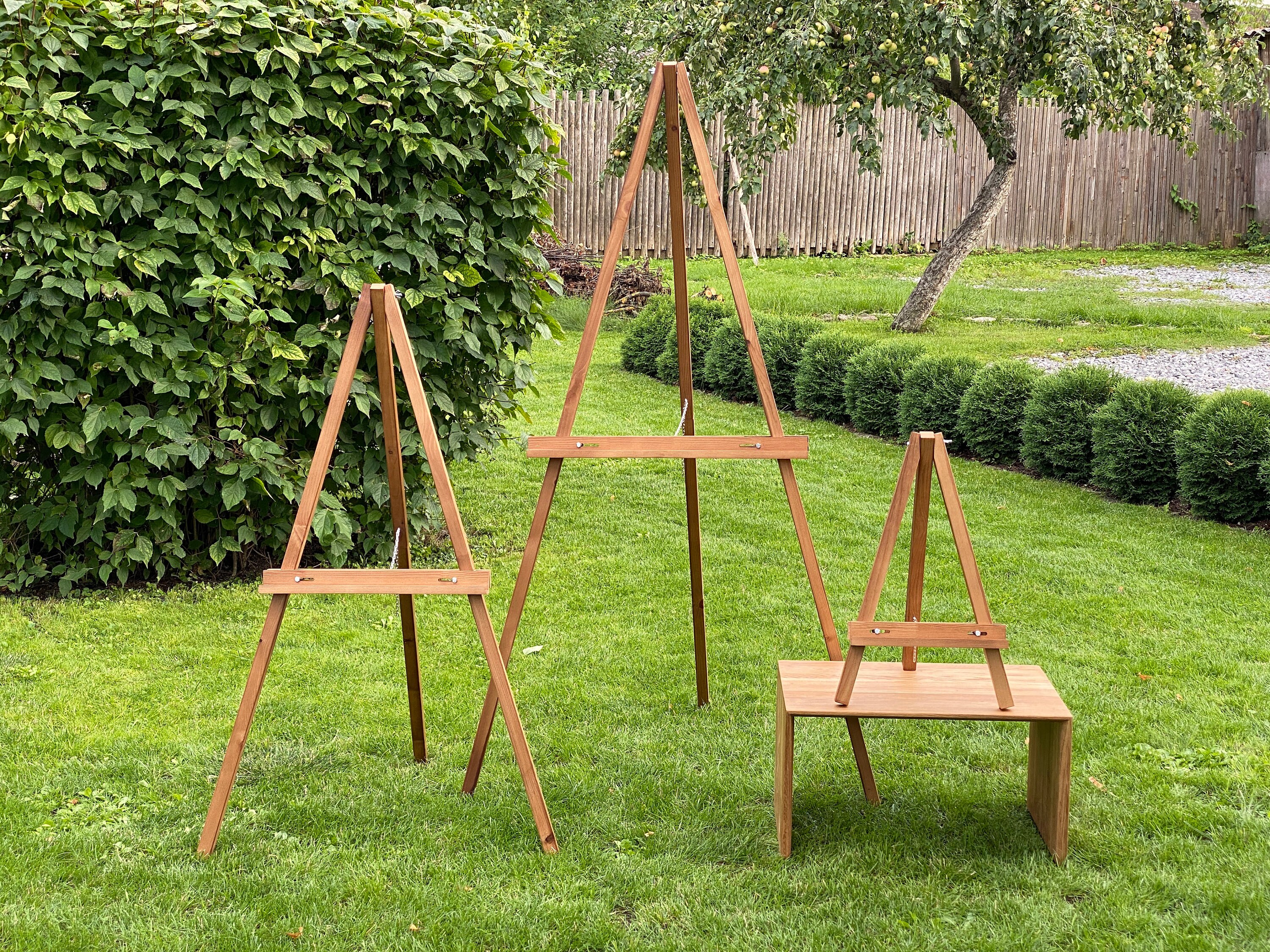 Timber Sign Stand Easel Stand, Wedding Easel, Wedding Sign Stand, Easel for Wedding Sign ...