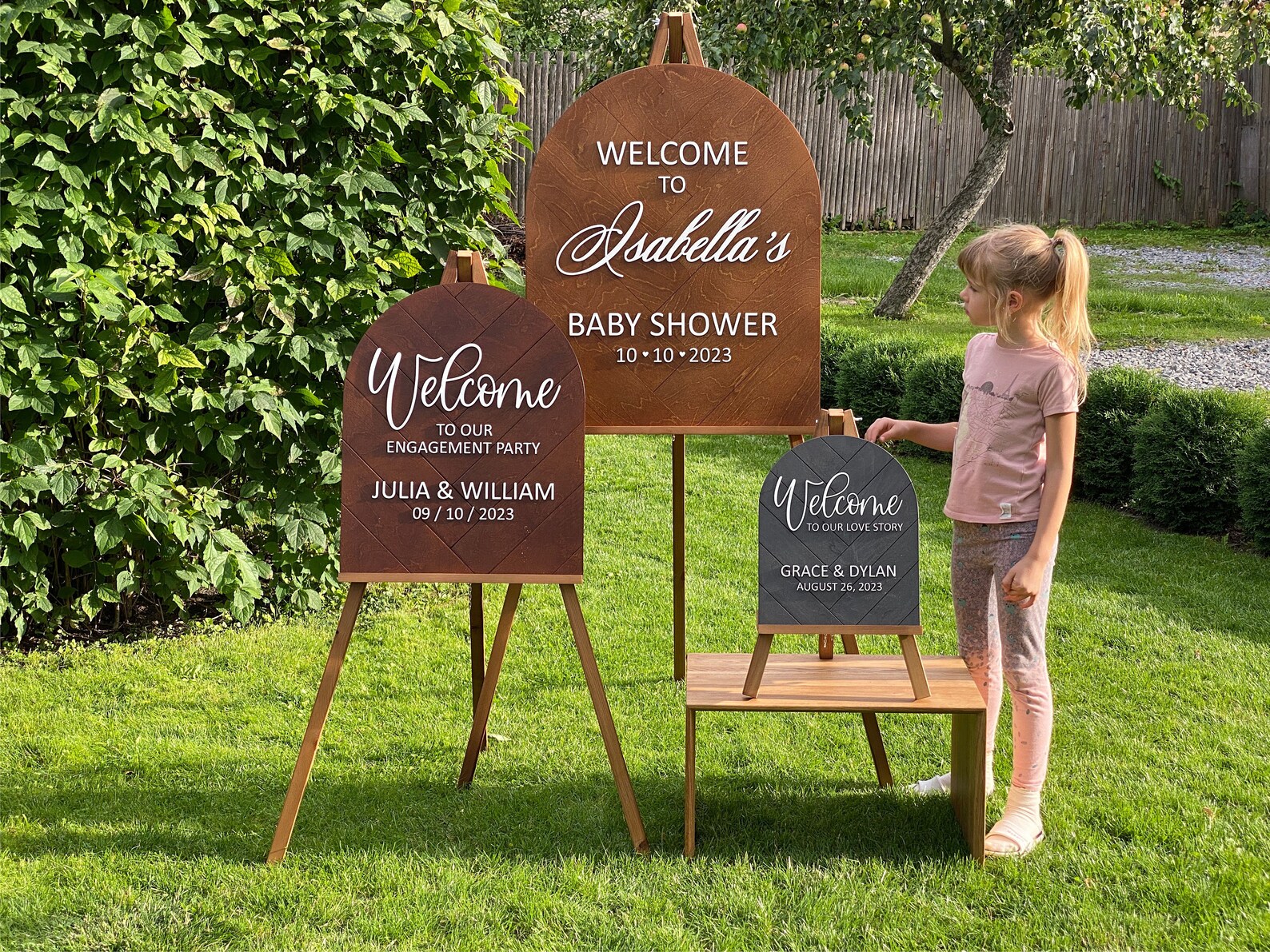 Timber Sign Stand Easel Stand, Wedding Easel, Wedding Sign Stand, Easel for Wedding Sign ...
