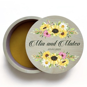 Caja de recuerdo de boda, Caja de recuerdos de boda, Regalo de aniversario, Caja de boda, Regalo de pareja, Regalo de compromiso, Caja personalizada, Caja de tarjeta de boda