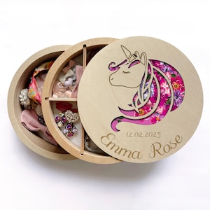 Bow holder, Hair Clip Holder, Unicorn bow holder, Unicorn nursery, Bow holder for girls, Toddler gift, Jewellry box, Gift for girl, Wood box