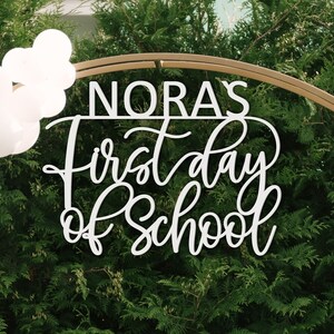 First day of school sign, First day of school banner, First day of first grade sign, 1st day of school backdrop, First day of school decor